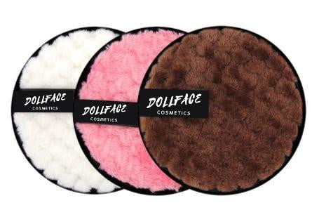 Trio Pack Luxury Cleansing Puffs - Dollface Cosmetics